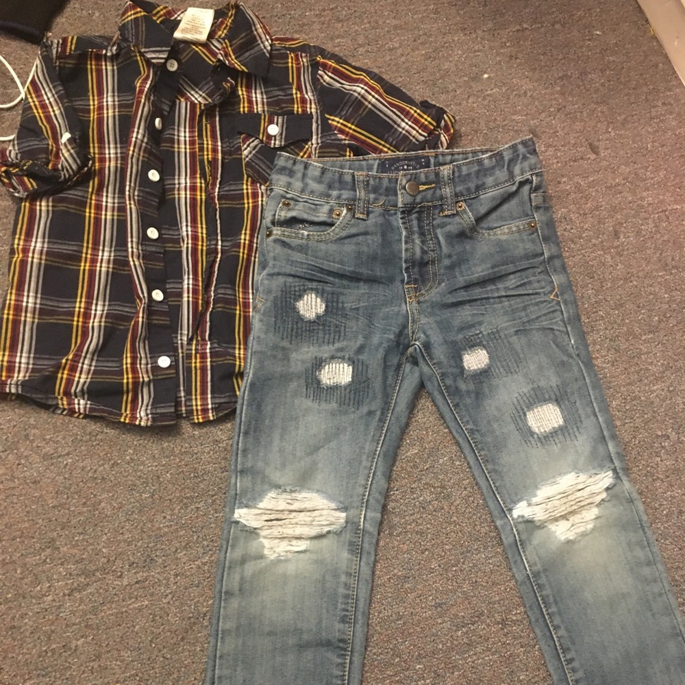 LuckyBrand jeans toddler outfit bundle (6)